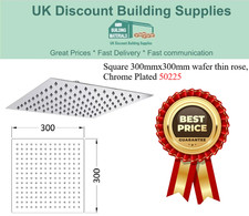 Square 300mmx300mm wafer thin