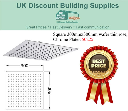 Square 300mmx300mm wafer - , thin