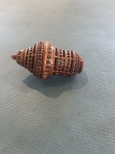 Vintage carved coquilla nut - carved,