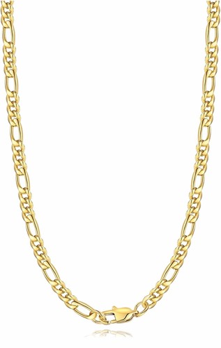 14k gold figaro link - link, chain