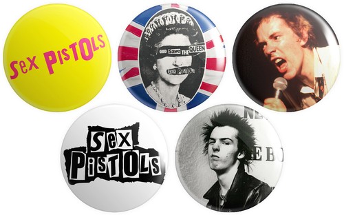The sex pistols button pin - 5,