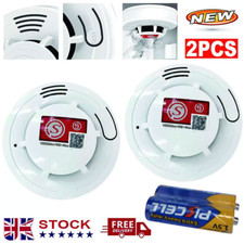 2 x Home Fire Alarm Smoke