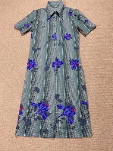 Vintage 70s midi dress womens - 70s,