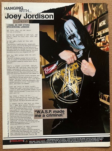 Joey jordison 2004 full page - joey,