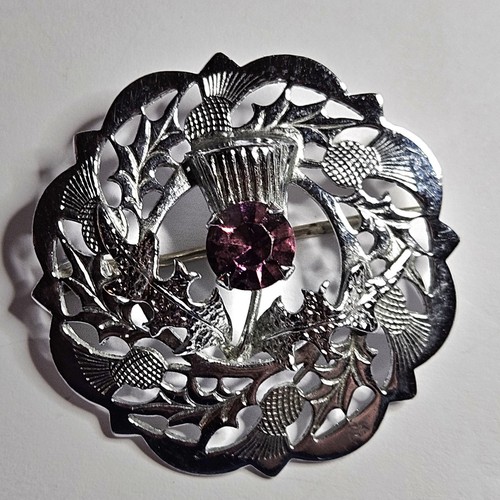 Beautiful celtic mizpah brooch - celtic,