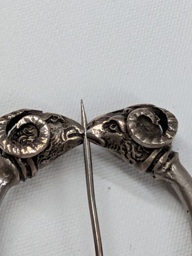 Antique kilt pin 800 silver - kilt,