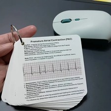 ECG Rhythms Flash Cards 42 On