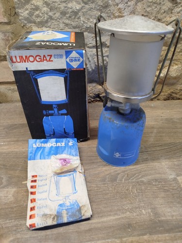 Vintage camping gaz lumogaz - gaz,