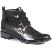 Pavers High Shine Ankle Boots