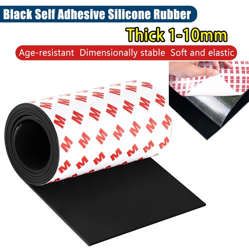 Black self adhesive silicone - black,
