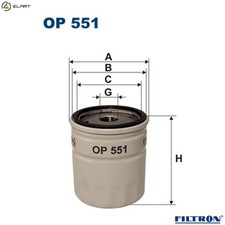 OIL FILTER OP 551 FOR FORD