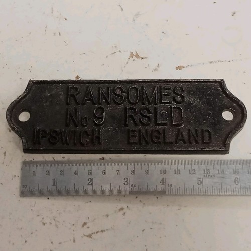 Old ransomes no9 rsld plough - no9,