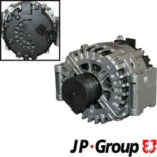 Alternator with freewheel belt