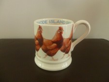 EMMA BRIDGEWATER BIRD RHODE ISLAND RED HEN 1/2 PINT MUG 1st QUALITY NEW RARE 