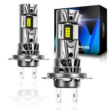 NOVSIGHT H7 LED Headlight Bulbs 6500K High Low Beam Plug&Play Canbus Error Free