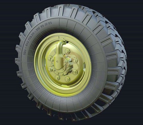 Panzer art road wheels - panzer, 1/35
