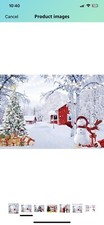 Winter Christmas  Photography Back Drop Background Scene Decoration