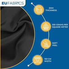 2mm BLACK NEOPRENE FABRIC