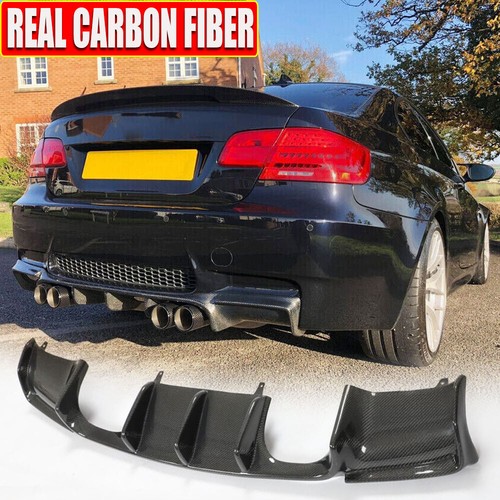 Real carbon rear bumper - carbon,