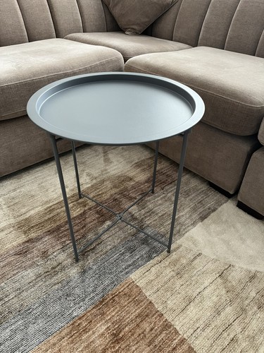 Round steel tray - steel,