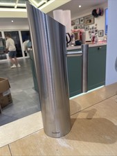 VonShef  Stainless Steel Water Pitcher Jug Carafe 1.7L Kitchen Silver Ice Guard 