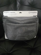 Bugaboo Organiser Grey Melange Pushchair Organiser Pram Bag Current Style