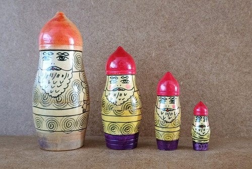 Vintage russian nesting dolls - nesting,