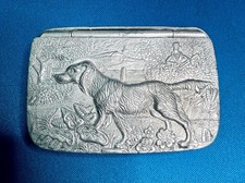 Vintage  Pewter Snuff Box