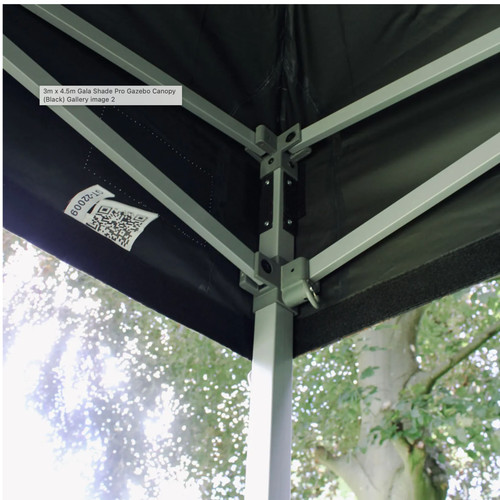 Gala tent 3m black - tent,