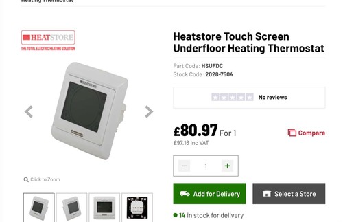 Heatstore touch screen digital - touch,