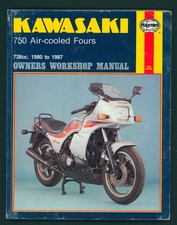 Kawasaki 750 Air-cooled Fours (80-87) Haynes Manual GPZ GT Z Shaft & Chain FT87
