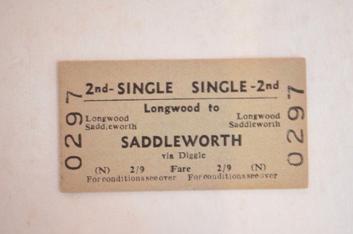 Railway ticket brb - longwood, to