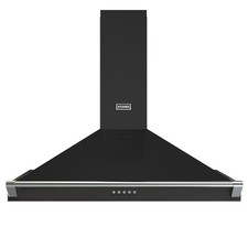 Stoves Richmond 100cm Chimney Pyramid Hood 3 Speed Levels Black 100PYR Grade C