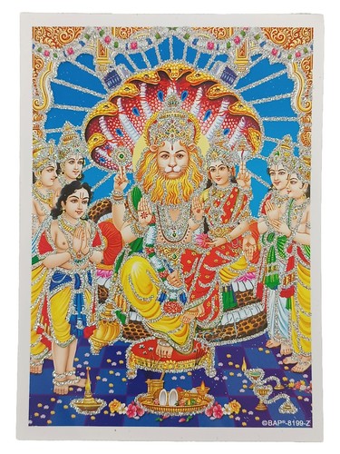 Lakshmi narasimha hindu god - lakshmi,
