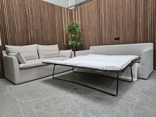 Sofa.com Anders 3 Sofa Bed & 2.5 Seater In Stoneware Easy Cotton RRP-£3900