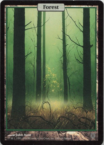 Forest full art l unhinged - l,