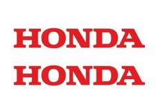 2 HONDA LOGO RED DECALS
