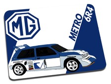 MG METRO 6R4 GROUP B RALLY CAR MOUSE MAT - ORIGINAL DIGITAL ART DESIGN