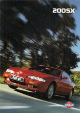 Nissan 200SX 1994-1995 UK Market Launch Foldout Sales Brochure Silvia
