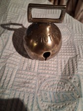 Antique Brass Horse/Sleigh