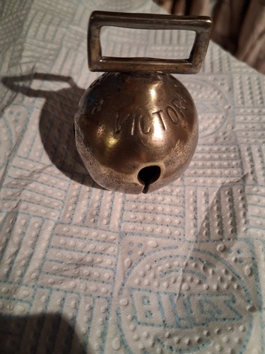 Antique brass horse sleigh - antique,