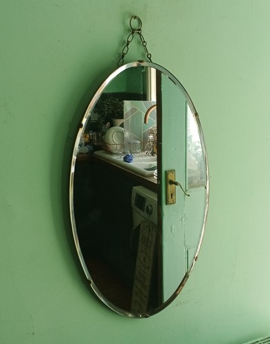 Vintage art deco - deco, oval