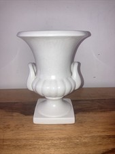 Small Ceramic Urn, Simple Design Glossy Finish 18cm