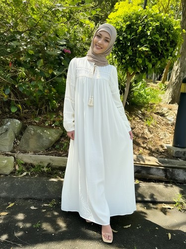 Dubai long sleeve maxi dress - sleeve,