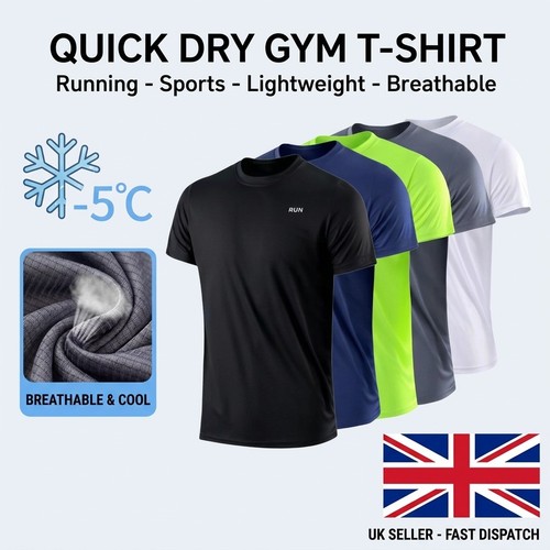 Mens quick dry gym - mens,