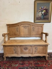 FRENCH CARVED RAW OAK