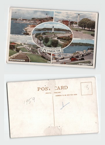 Postcard plymouth multi - postcard,