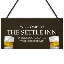 Funny Alcohol Sign Home Bar