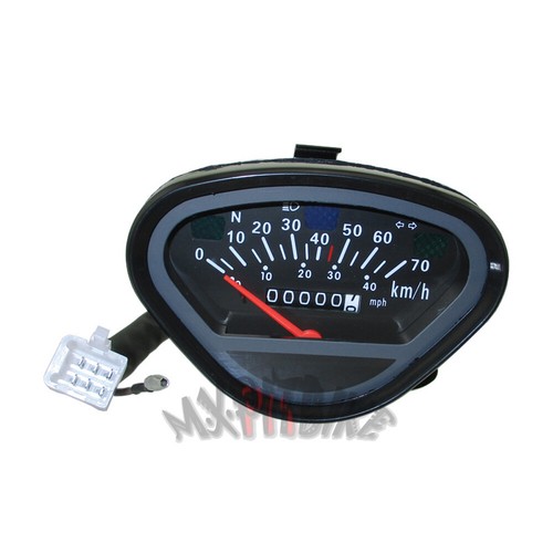 70km 40mph speedometer - 70km/h,