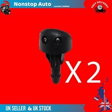 2X Car Front Windscreen Wiper Washer Nozzle Jet for RENAULT Clio MK2 7700413545